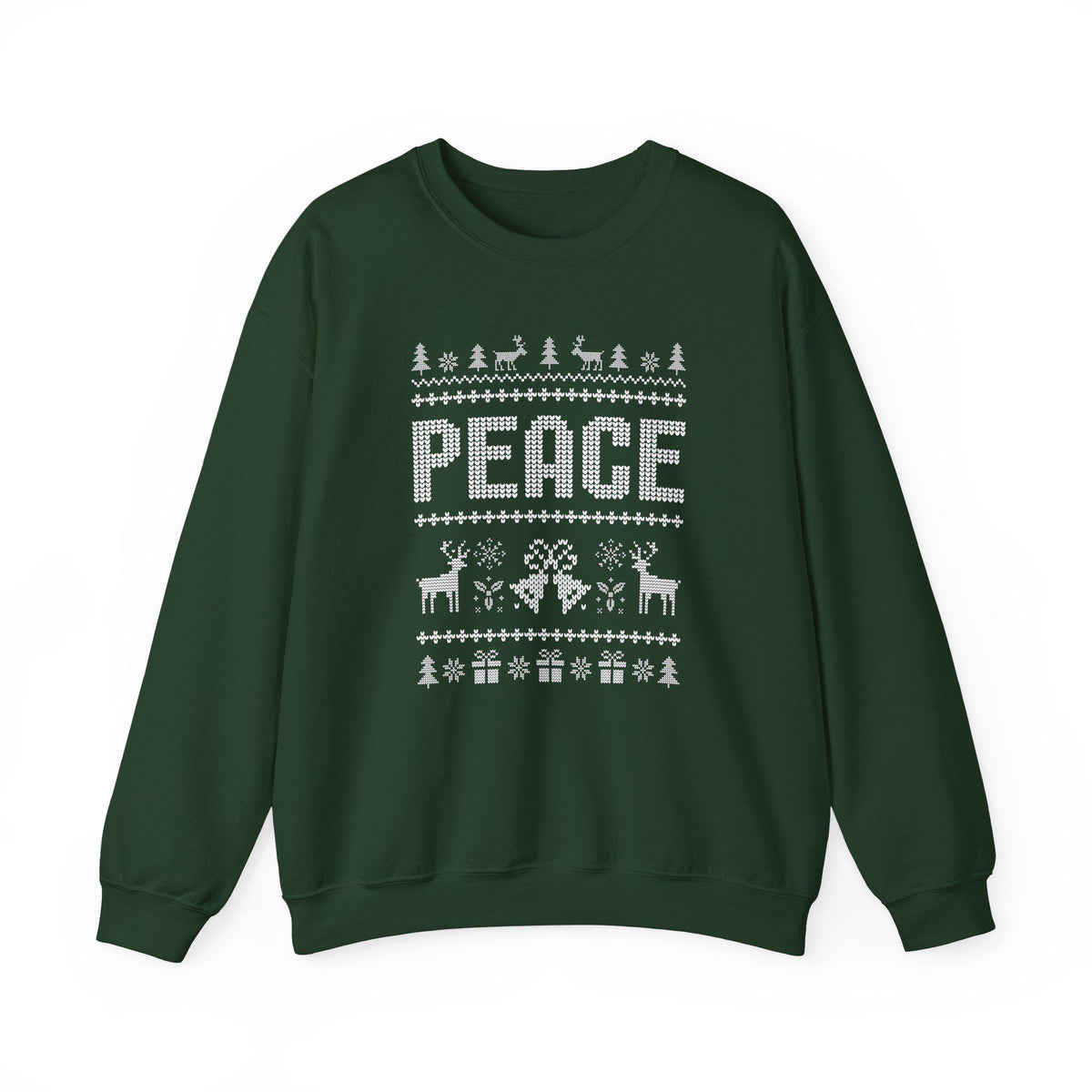 I Come In Peace T-Shirt Sweatshirt Hoodie – Funny Ugly Christmas Sweater Reindeer Holiday Humor Graphic Apparel