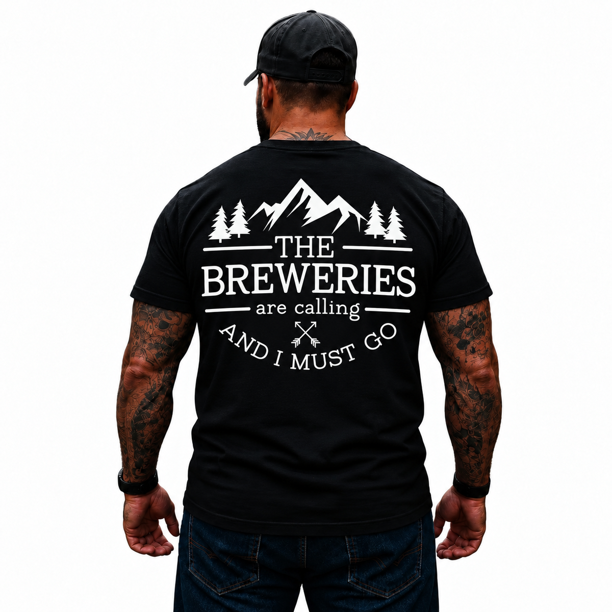 The Breweries Are Calling And I Must Go Shirt Funny Craft Beer Lover Brewery Graphic Tee Gift for Men