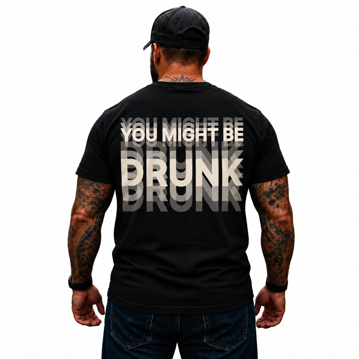 You Might Be Drunk Shirt Funny Drinking Humor Graphic Tee for Men
