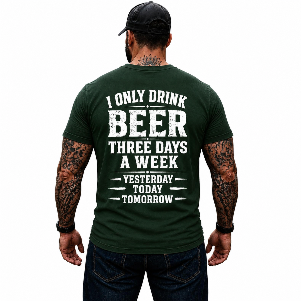 I Only Drink Beer Three Days A Week Shirt Funny Beer Lover Graphic Tee Gift For Men