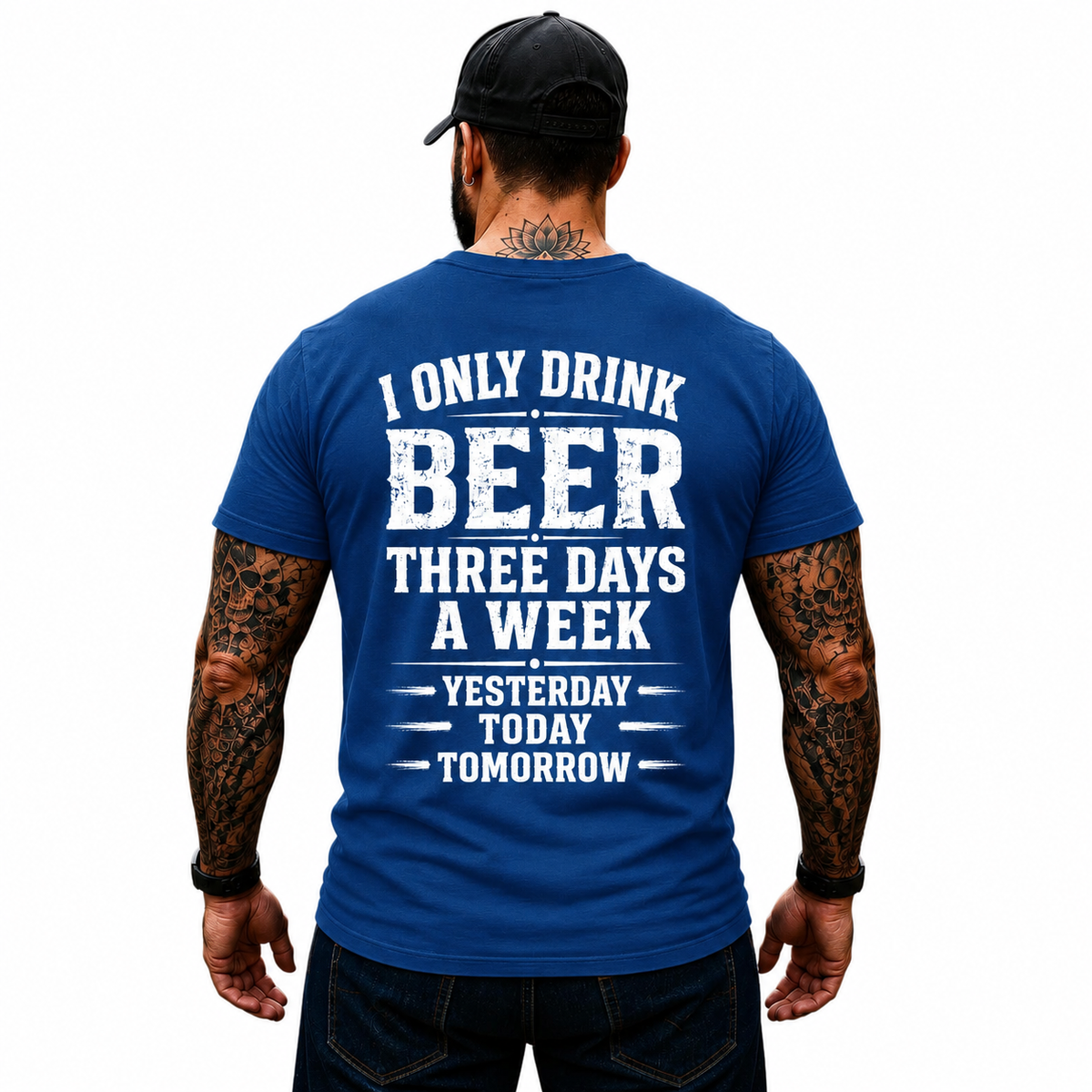 I Only Drink Beer Three Days A Week Shirt Funny Beer Lover Graphic Tee Gift For Men