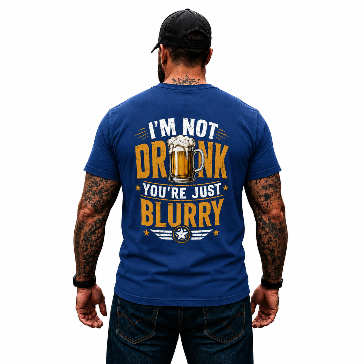 Im Not Drunk Youre Just Blurry Shirt Funny Beer Lover Graphic Tee Gift For Men