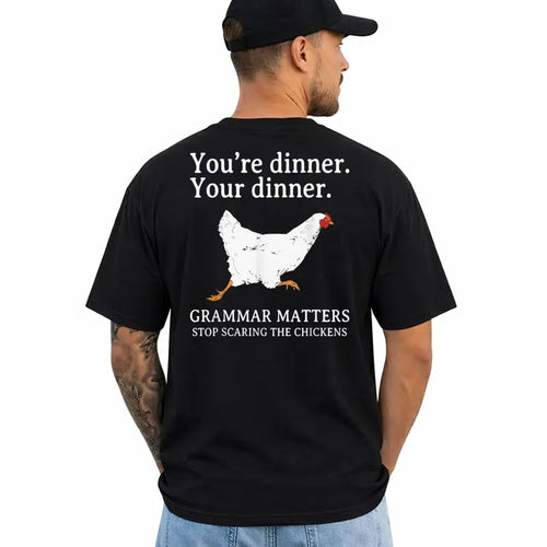 Youre Dinner Funny Adult Humor Graphic T Shirt For Men