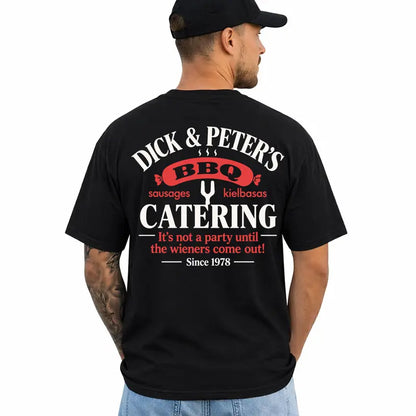 Funny Bbq Catering Graphic T Shirt Grill Master Gift For Him
