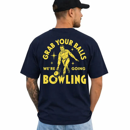 Funny Bowling Graphic T Shirt Bowler Gift For Him