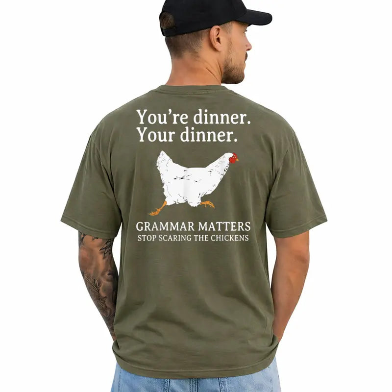 Youre Dinner Funny Adult Humor Graphic T Shirt For Men