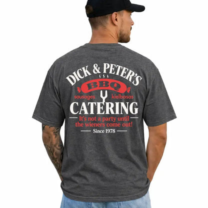 Funny Bbq Catering Graphic T Shirt Grill Master Gift For Him