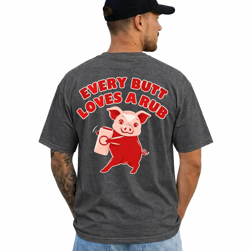 Funny Bbq Pig Pun Graphic T Shirt Grill Master Gift For Him