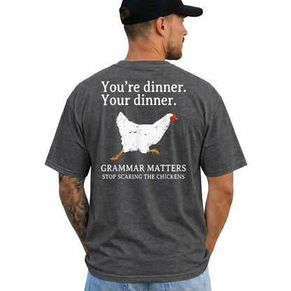 Youre Dinner Funny Adult Humor Graphic T Shirt For Men