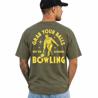 Funny Bowling Graphic T Shirt Bowler Gift For Him
